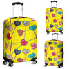 Lollipop Heart Pattern Print Luggage Cover Protector-grizzshop