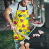 Lollipop Heart Pattern Print Men's Apron-grizzshop