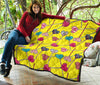 Lollipop Heart Pattern Print Quilt-grizzshop