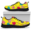 Lollipop Heart Pattern Print Sneaker Shoes For Men Women-grizzshop