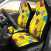 Lollipop Heart Pattern Print Universal Fit Car Seat Covers-grizzshop