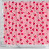 Lollipop Heart Print Pattern Bathroom Shower Curtain-grizzshop