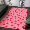 Lollipop Heart Print Pattern Floor Mat-grizzshop