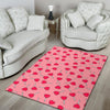 Lollipop Heart Print Pattern Floor Mat-grizzshop