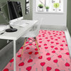 Lollipop Heart Print Pattern Floor Mat-grizzshop