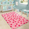 Lollipop Heart Print Pattern Floor Mat-grizzshop