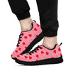 Lollipop Heart Print Pattern Sneaker Shoes For Men Women-grizzshop