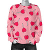 Lollipop Heart Print Pattern Women's Sweatshirt-grizzshop