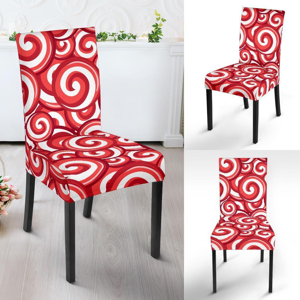 Lollipop Pattern Print Chair Cover-grizzshop