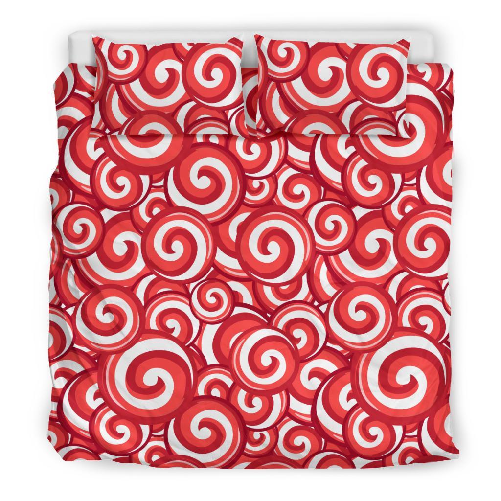 Lollipop Pattern Print Duvet Cover Bedding Set-grizzshop