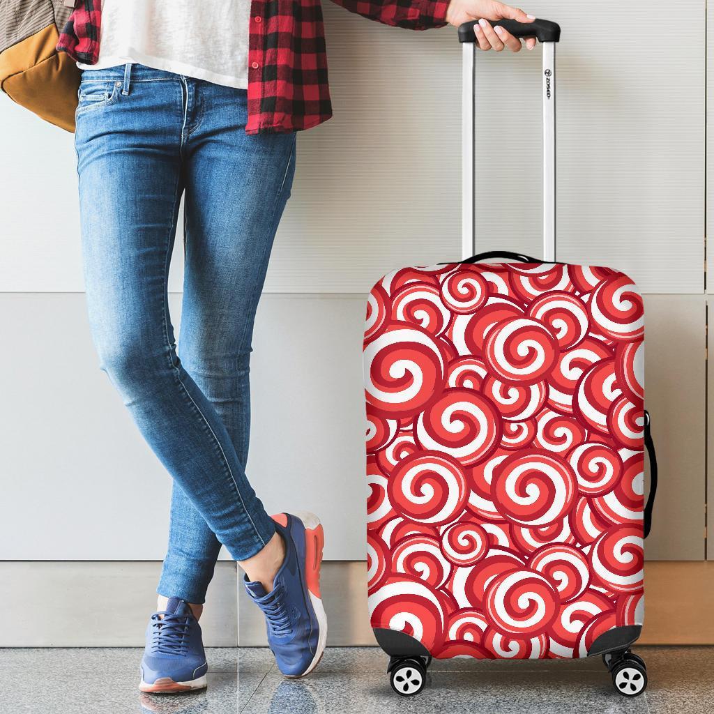 Lollipop Pattern Print Luggage Cover Protector-grizzshop