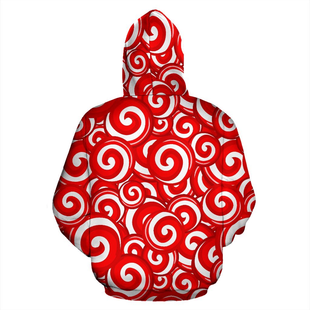 Lollipop Pattern Print Men Women Pullover Hoodie-grizzshop