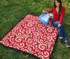 Lollipop Pattern Print Quilt-grizzshop