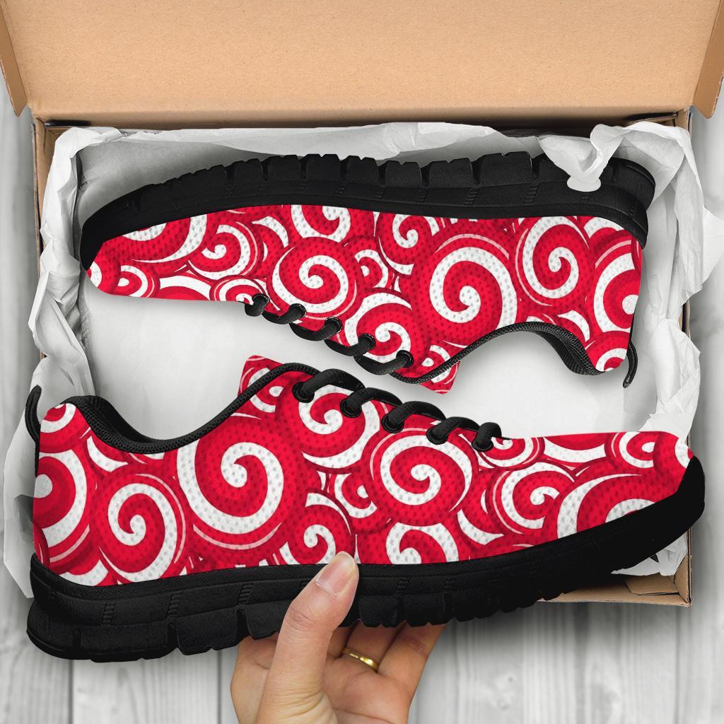 Lollipop Pattern Print Sneaker Shoes For Men Women-grizzshop