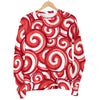 Lollipop Pattern Print Women's Sweatshirt-grizzshop