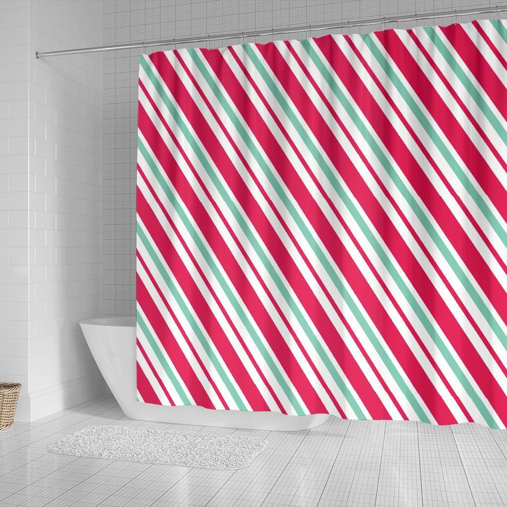 Lollipop Print Pattern Bathroom Shower Curtain-grizzshop