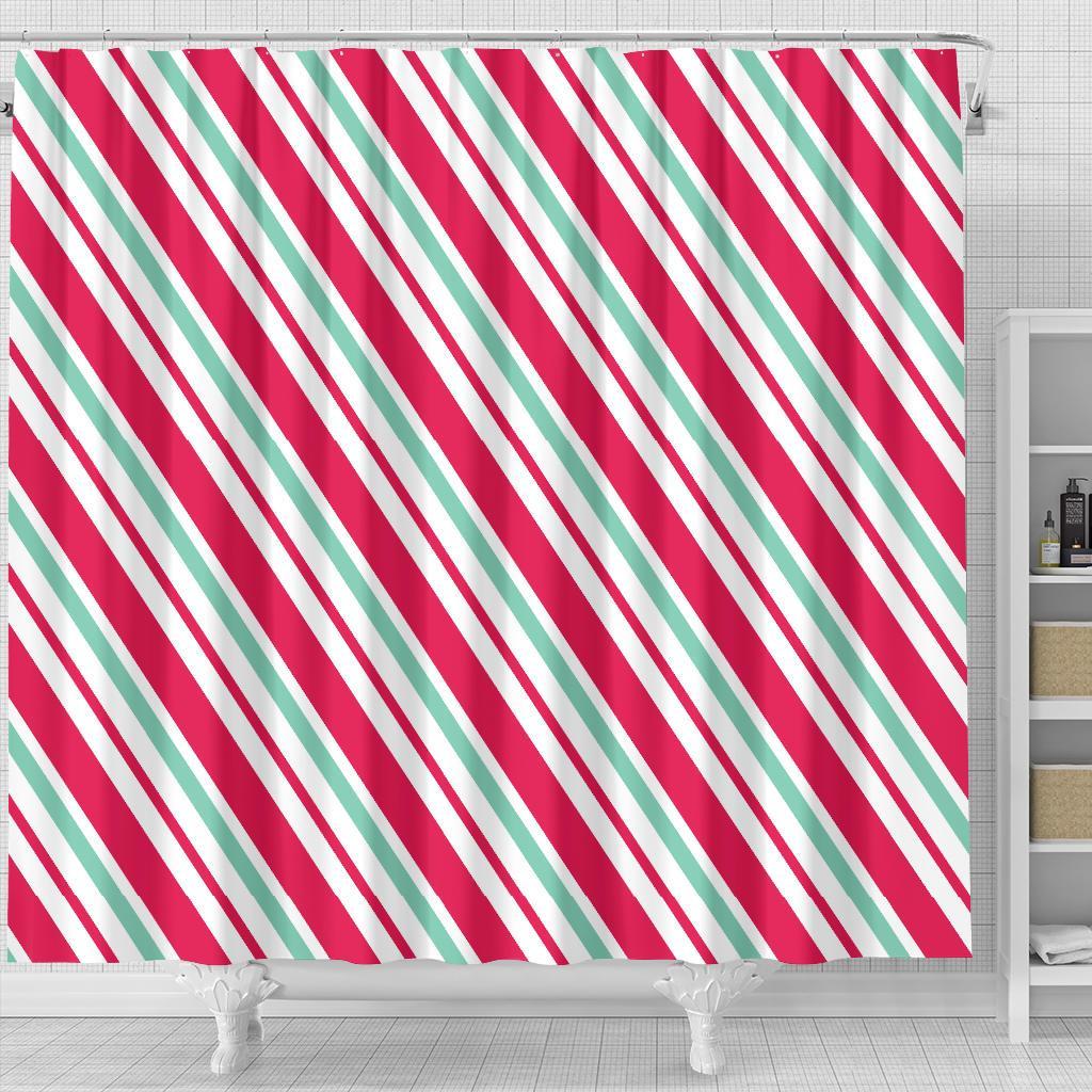 Lollipop Print Pattern Bathroom Shower Curtain-grizzshop