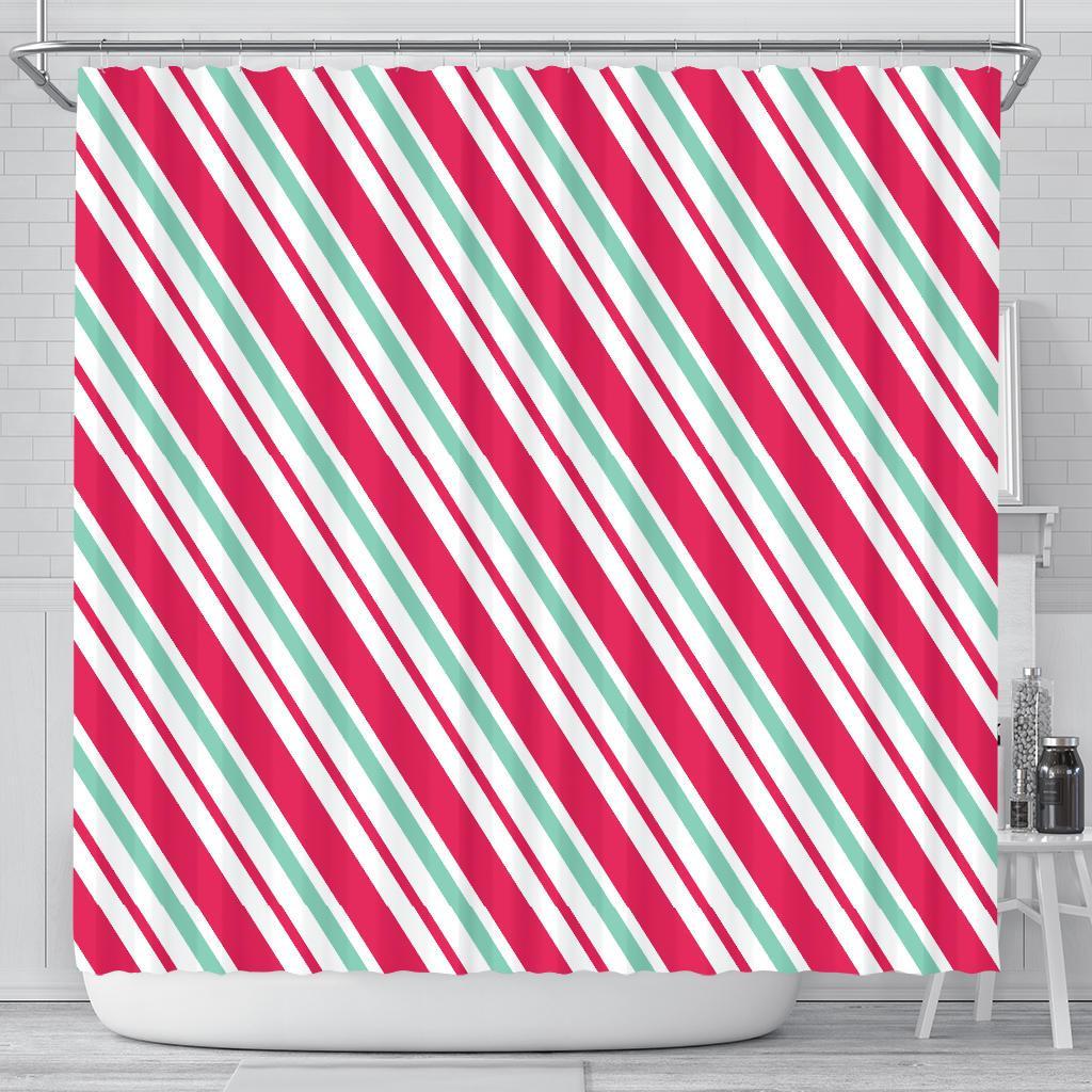 Lollipop Print Pattern Bathroom Shower Curtain-grizzshop