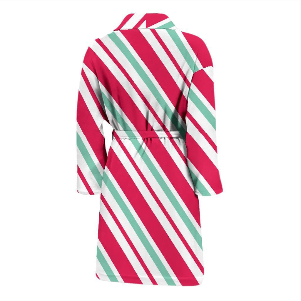 Lollipop Print Pattern Men Long Robe-grizzshop