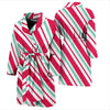 Lollipop Print Pattern Men Long Robe-grizzshop