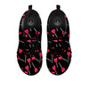 Lollipop Red Heart Print Pattern Black Sneaker-grizzshop