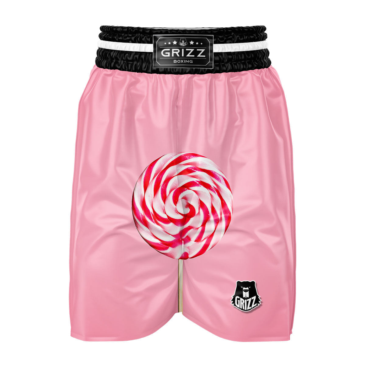 Lollipop Retro Print Boxing Shorts-grizzshop