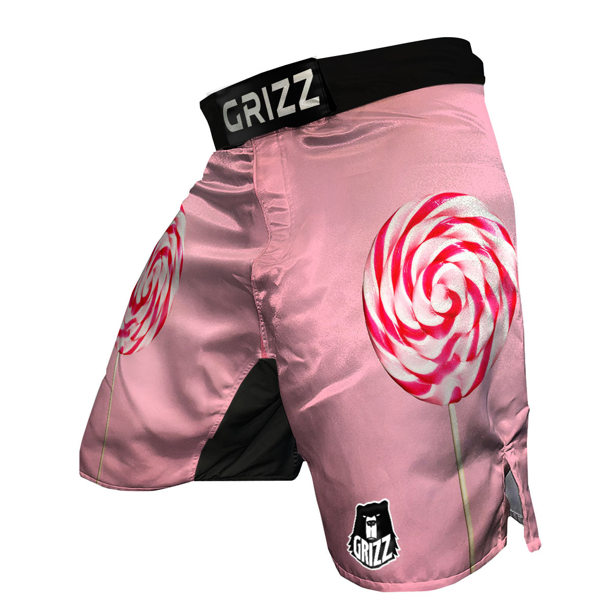 Lollipop Retro Print MMA Shorts-grizzshop