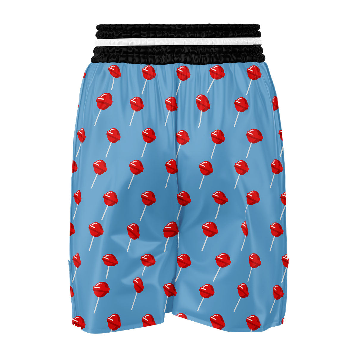 Lollipop Retro Print Pattern Boxing Shorts-grizzshop