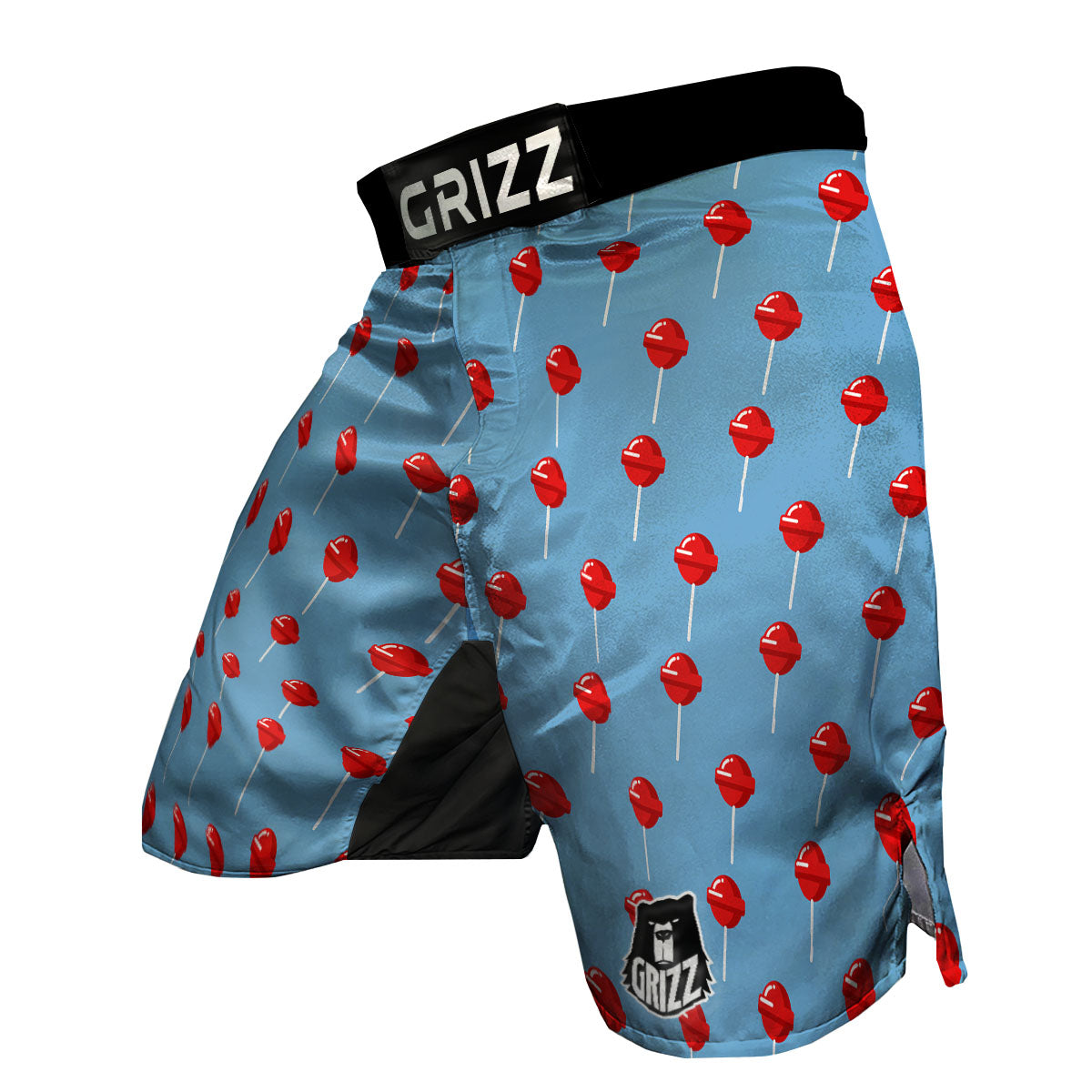 Lollipop Retro Print Pattern MMA Shorts-grizzshop