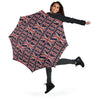 London British Flag Pattern Print Automatic Foldable Umbrella-grizzshop