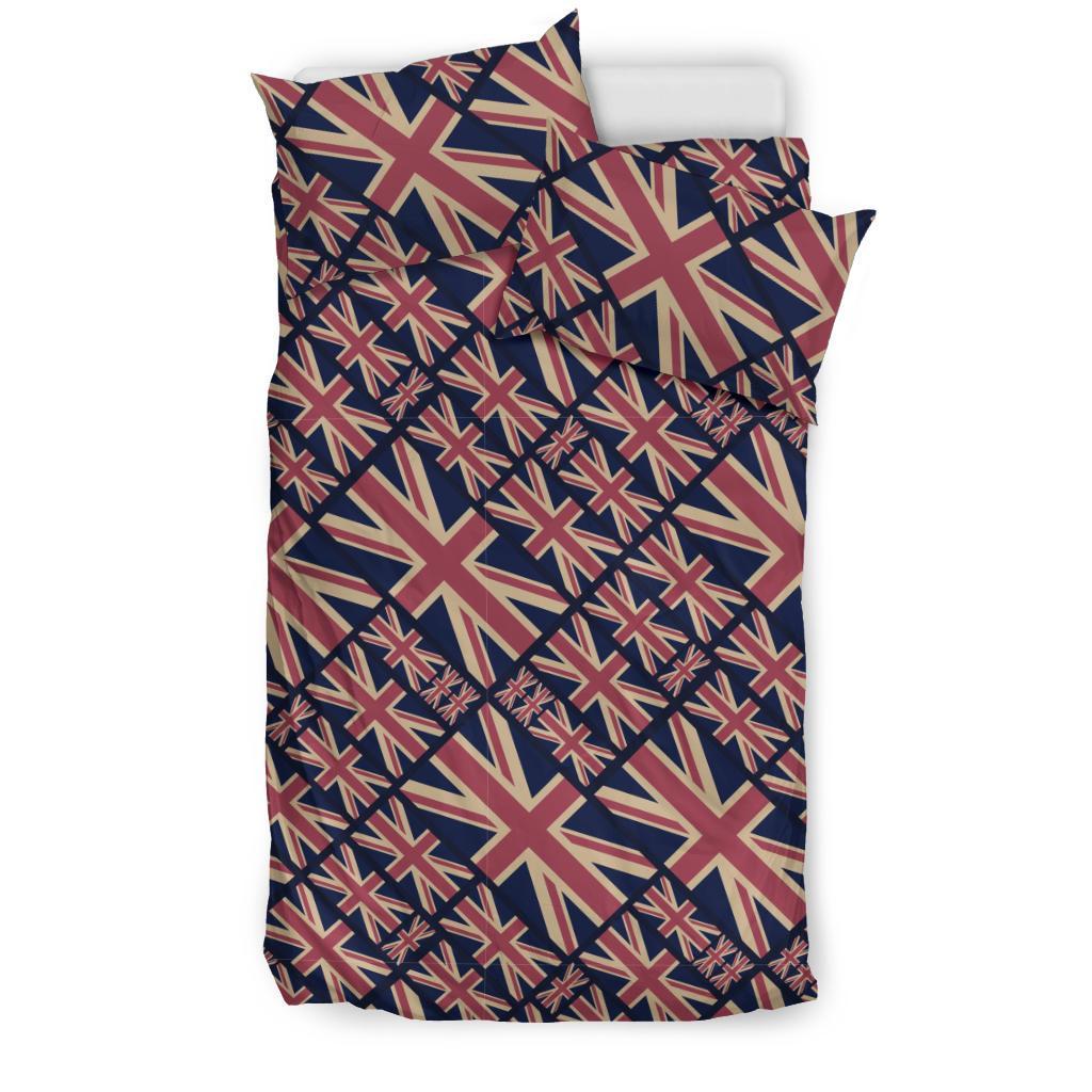 London British Flag Pattern Print Duvet Cover Bedding Set-grizzshop