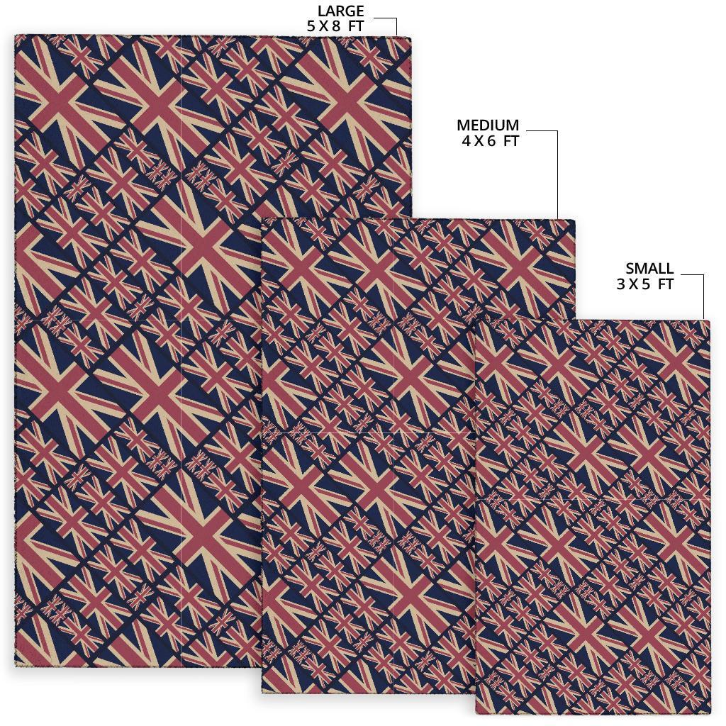 London British Flag Pattern Print Floor Mat-grizzshop