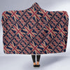 London British Flag Pattern Print Hooded Blanket-grizzshop