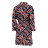 London British Flag Pattern Print Men Long Robe-grizzshop