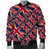 London British Flag Pattern Print Men's Bomber Jacket-grizzshop