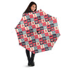 London Lover Pattern Print Automatic Foldable Umbrella-grizzshop