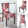 London Lover Pattern Print Chair Cover-grizzshop