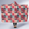 London Lover Pattern Print Hooded Blanket-grizzshop