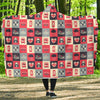 London Lover Pattern Print Hooded Blanket-grizzshop