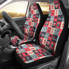 London Lover Pattern Print Universal Fit Car Seat Covers-grizzshop