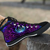 Lotus Boho Spiritual Print Black High Top Shoes-grizzshop