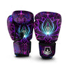 Lotus Boho Spiritual Print Boxing Gloves-grizzshop