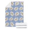 Lotus Pattern Print Blanket-grizzshop