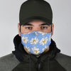 Lotus Pattern Print Face Mask-grizzshop