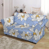 Lotus Pattern Print Loveseat Cover-grizzshop