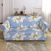 Lotus Pattern Print Loveseat Cover-grizzshop