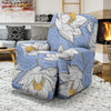 Lotus Pattern Print Recliner Cover-grizzshop