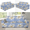 Lotus Pattern Print Sofa Covers-grizzshop