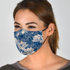 Lotus Print Pattern Face Mask-grizzshop