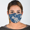 Lotus Print Pattern Face Mask-grizzshop